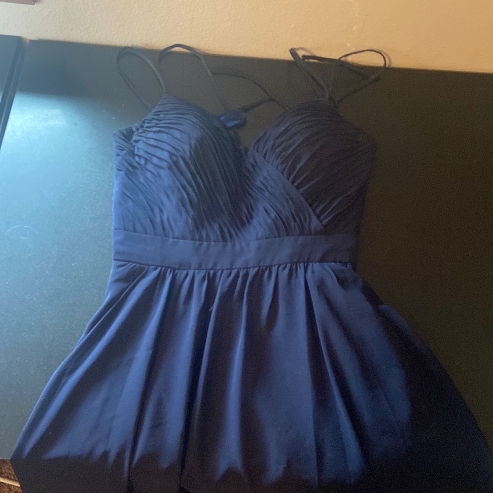 Blue short Bridesmaid/Homecoming Dress